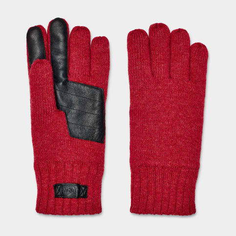 UGG® 公式【 ニット パーム パッチ グローブ|Knit Palm Patch Glove 